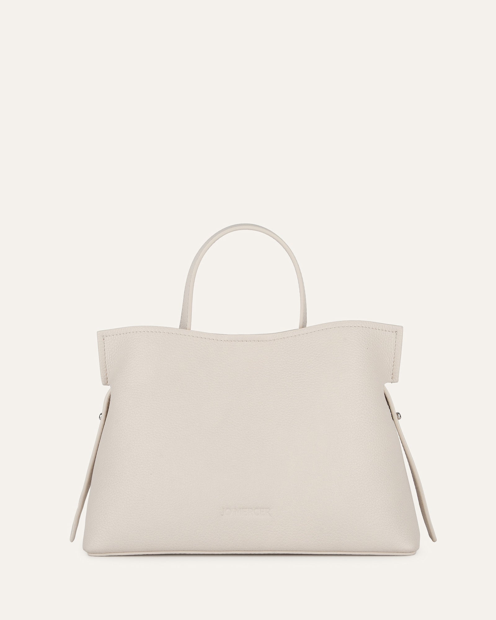 MISHI Crossbody Bag for Women - Genuine Leather Handbag in Off White | Stylish & Lightweight Purse for Everyday Use, Travel & Shopping