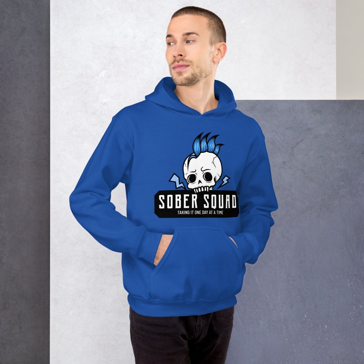 Sober Squad Unisex Hoodie - Comfortable Pullover Sweatshirt for Men & Women | Perfect for Casual Wear, Gym, and Outdoor Activities