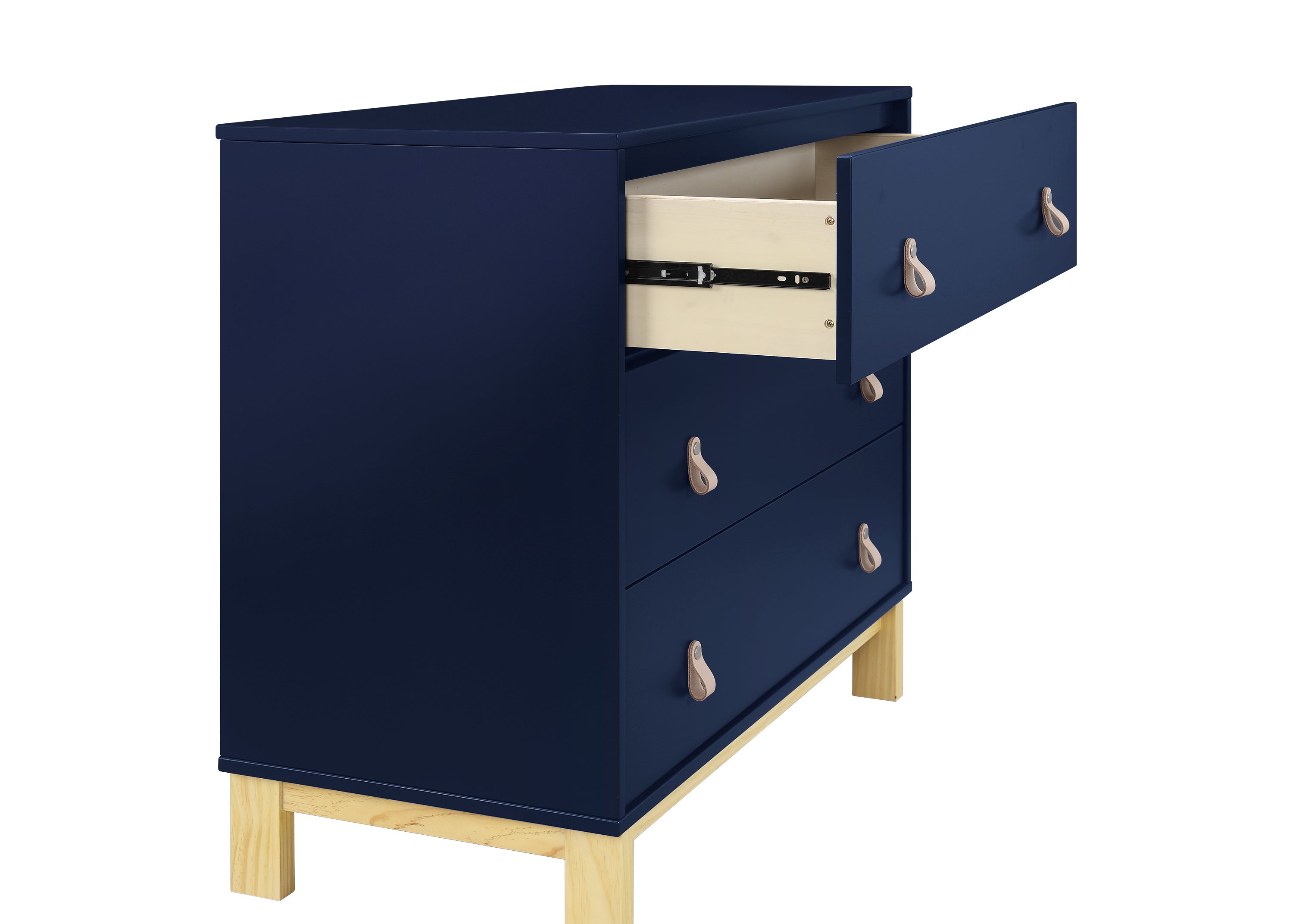 BabyGap Legacy 3-Drawer Nursery Dresser with Leather Pulls - Perfect for Baby Clothes Storage & Nursery Organization