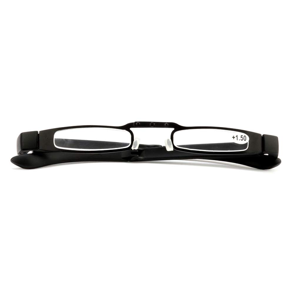 Ultra-Light Mini Portable Folding Metal Frame Reading Glasses - Unisex Readers Glasses QS2080 | Perfect for Travel, Reading & Outdoor Activities