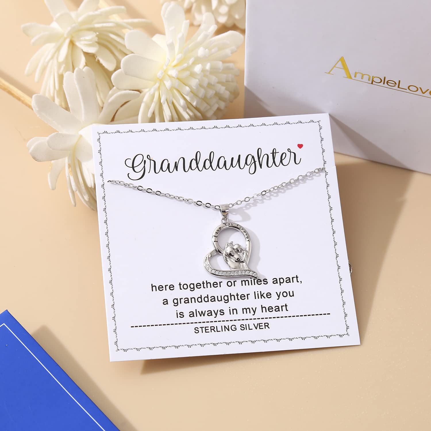 Sterling Silver Horse Pendant Necklace - Elegant Gift for Granddaughter, Birthday Present, Horse Lover Jewelry | Perfect for Special Occasions, Everyday Wear & Horse-Themed Events