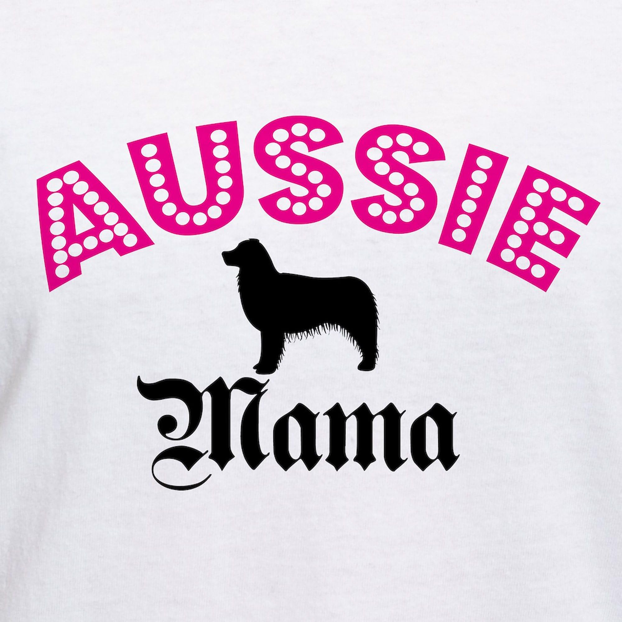 Aussie Mama Women's Cotton V-Neck T-Shirt - Comfortable Casual Tee for Moms | Perfect for Mother's Day, Family Outings & Everyday Wear