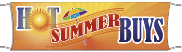 Large Outdoor Banners for Advertising - Durable Weatherproof Vinyl Signs for Business, Events & Sales - Perfect for Summer Promotions, Grand Openings & Outdoor Markets