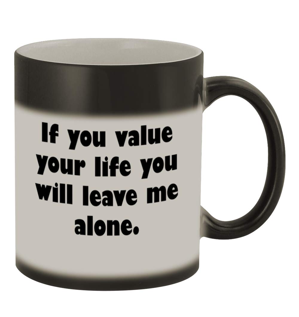 Funny Color Changing Coffee Mug - 11oz Ceramic Magic Mug with Humorous Design for Hot & Cold Drinks - Perfect Gift for Coffee Lovers & Office Use