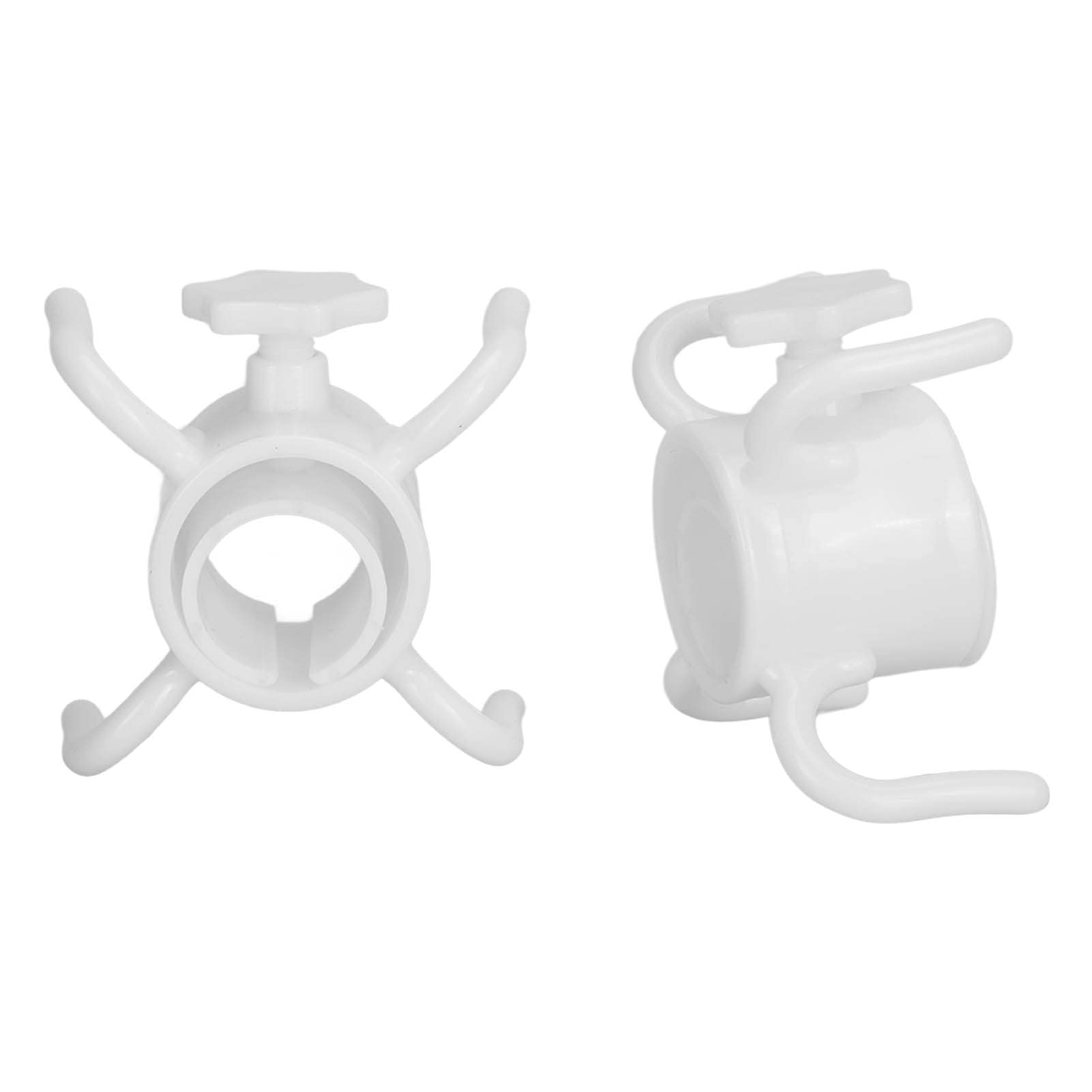 **Jeanoko Heavy Duty Plastic Beach Umbrella Hook - Strong Towel & Hat Hanger for Sand, Poolside, and Outdoor Activities (White)**