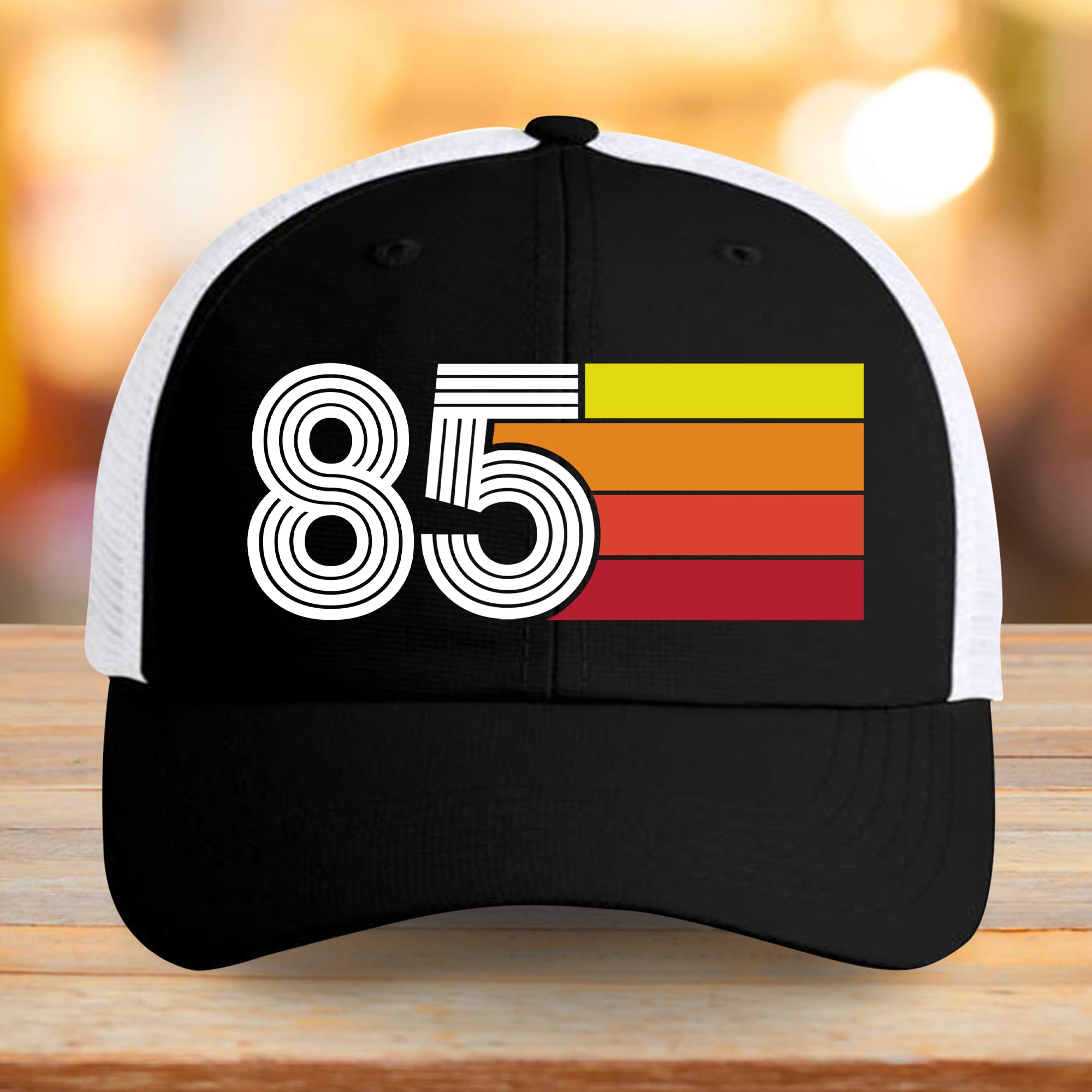 40th Birthday Gifts for Men & Women - Vintage 1985 Retro Trucker Hat - Black Adult Birthday Present - Perfect for 40th Birthday Parties, Themed Events & Nostalgic Celebrations