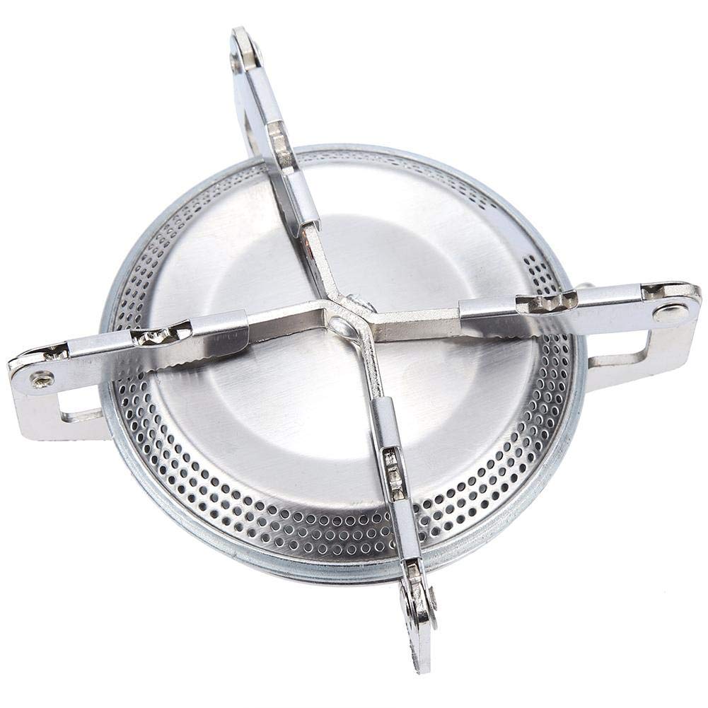 Portable Titanium Camping Stove - Lightweight Picnic & Hiking Stove with Bag for Outdoor Adventures