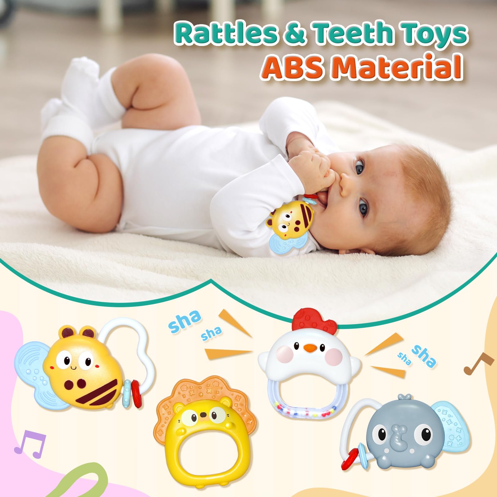 Baby Crib Mobile with Music, Night Lights, Rotation & Remote Control - Projection Crib Toys for Newborns, Infants, Boys & Girls - Perfect for Nursery Decor & Bedtime Soothing (Blue)