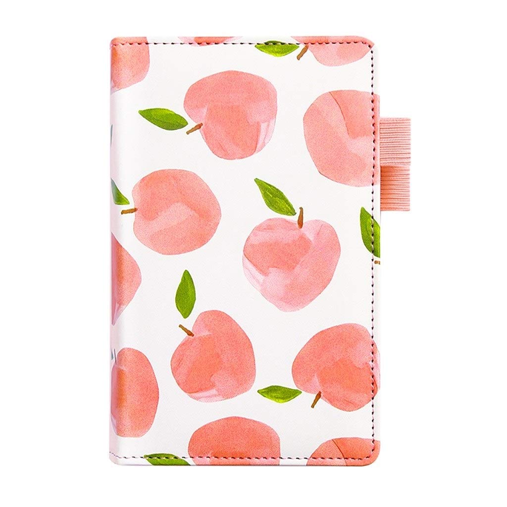 Premium Leather Refillable Travel Journal Notebook for Men & Women - Thick Paper Sketchbook, Writing Notepad, Gift Idea (Pink) - Perfect for Travel, Work, Journaling & Creative Writing