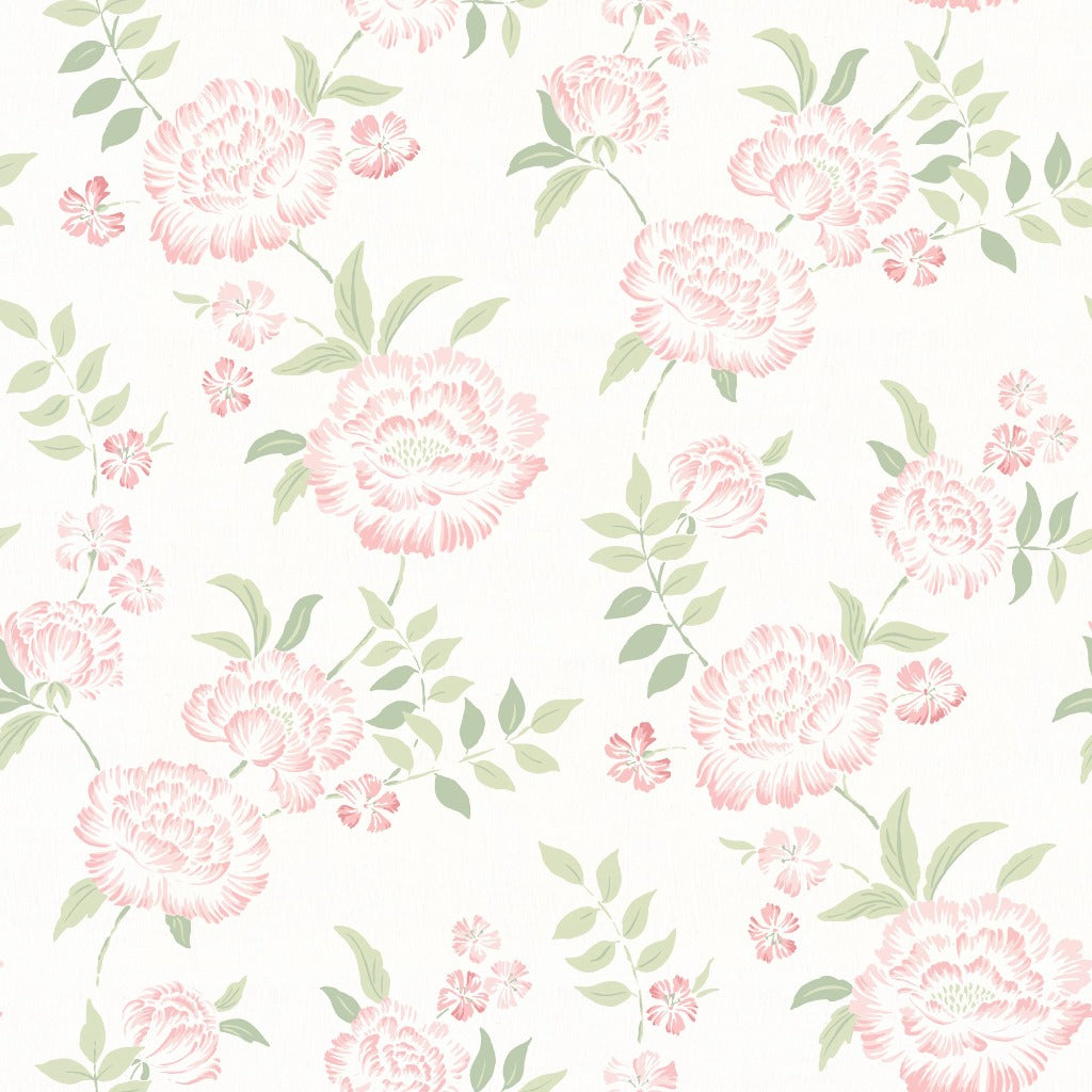 Premium Peony Fabric - Soft Pink Floral Textile for DIY Crafts, Home Decor & Upholstery | Perfect for Sewing, Quilting & Decorative Projects