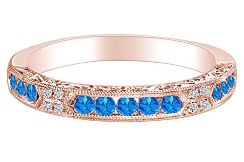 Simulated blue-topaz