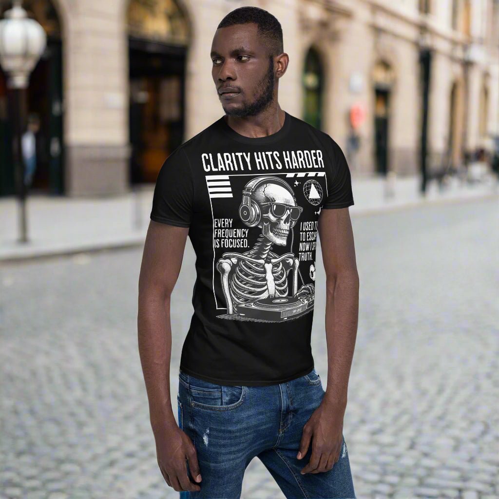 Clarity Hits Harder - Premium Essential T-Shirt for Men & Women | Soft Cotton Casual Tee for Everyday Wear, Gym, and Street Style