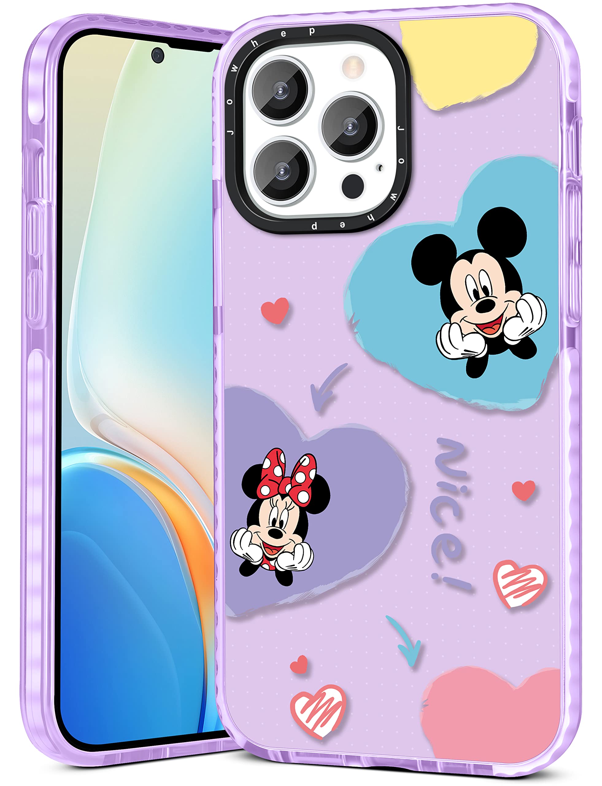 Cute Cartoon Character iPhone 13 Pro Max Case - Kawaii Shockproof Soft TPU Protective Phone Cover for Girls, Women & Kids (6.7 Inch) - Perfect for School, Work & Everyday Use