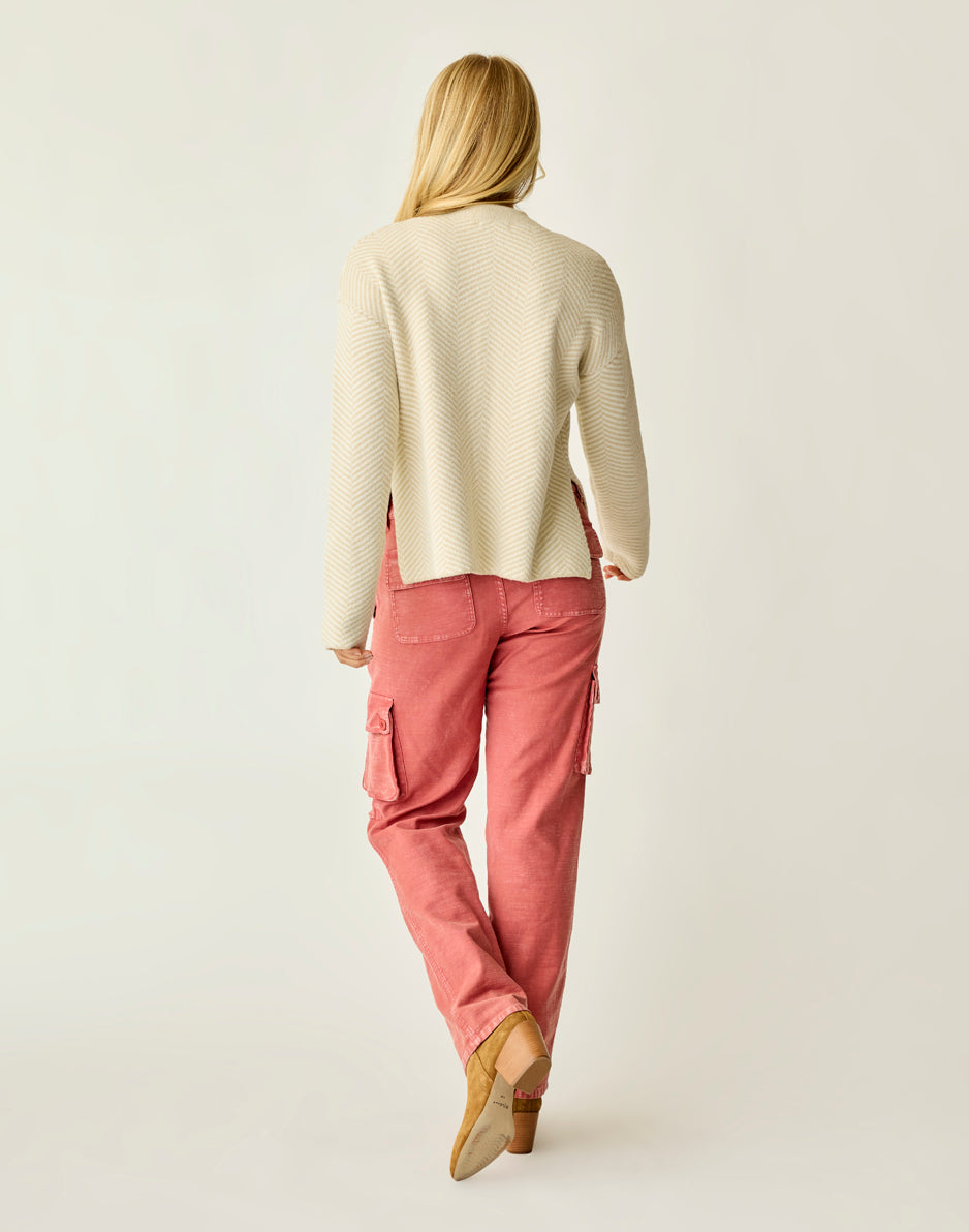 Nina Cargo Pants for Women - Stylish Henna Print Casual Trousers | Perfect for Outdoor Adventures, Travel & Everyday Wear