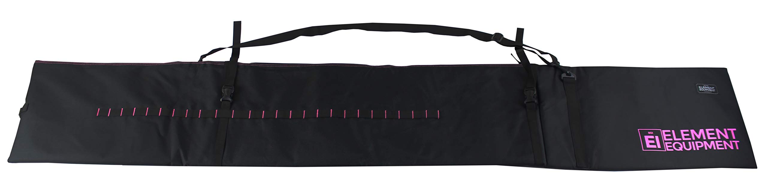 Element Equipment Padded Ski Bag - Adjustable Waterproof Travel Ski Bag for Men & Women - Perfect for Airplane, Road Trips & Ski Resort Storage