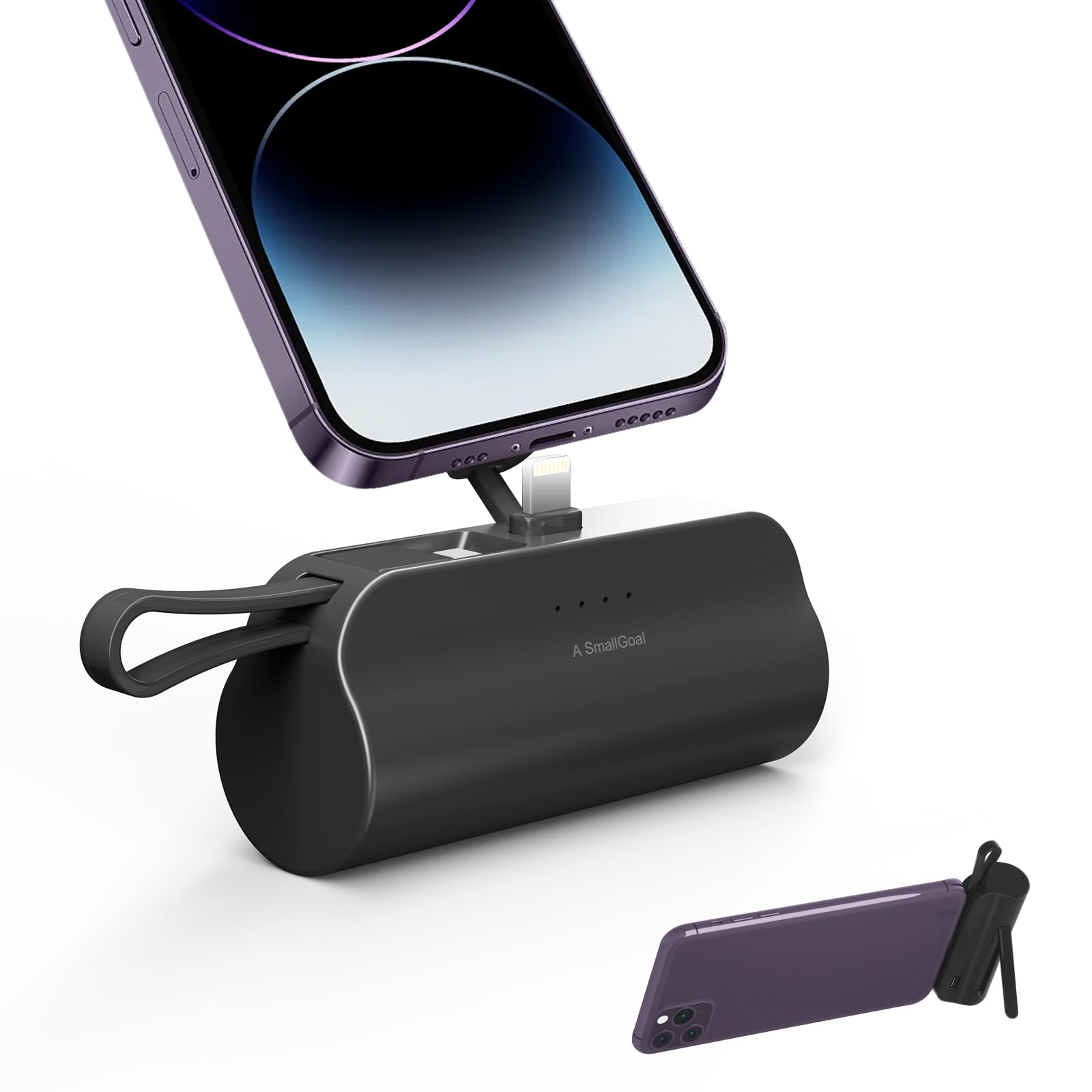 5000mAh Ultra Slim Portable Charger - Fast Charging USB-C Power Bank for iPhone 15/14/13 & Samsung Galaxy S23/S22 | Compact External Battery Pack for Smartphones, Tablets & AirPods | Lightweight Pocket-Sized Design | Perfect for Travel, Camping, Hiking, Commuting & Emergency Power Backup | Ideal for Outdoor Adventures, Business Trips & Daily Use | Stay Charged On-The-Go for Work, School & Digital Nomad Lifestyle | Great for Airports, Coffee Shops & Remote Work