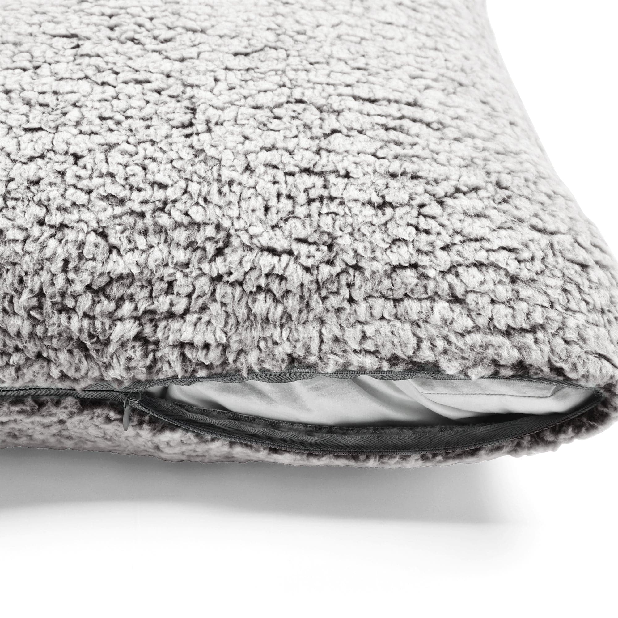 Soft & Cozy Reversible Sherpa Pillow Cover - Fluffy Decorative Throw Pillow Case for Couch, Bed, Sofa - Home Decor & Living Room Accent