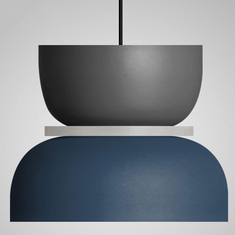 ZAKATA Unique Macaron Color Ceiling Pendant Light - Nordic Style Industrial Hanging Lamp for Cafe, Living Room & Bedroom | Creative Lighting Fixture & Chandelier for Home & Commercial Spaces