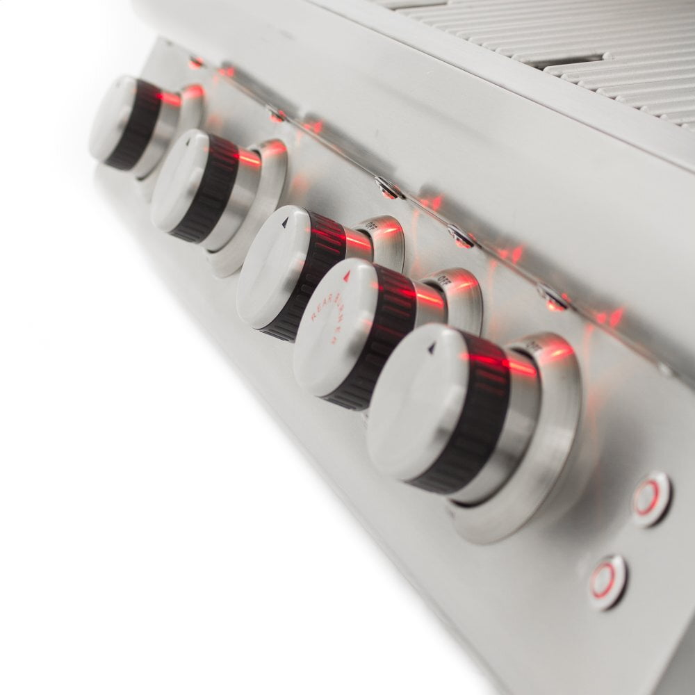 Blaze BLZ4LTE2NG 32-Inch 4-Burner LTE Natural Gas Grill with Rear Burner & Built-In Lighting System - Perfect for Outdoor Cooking, Backyard BBQs, and Patio Entertaining