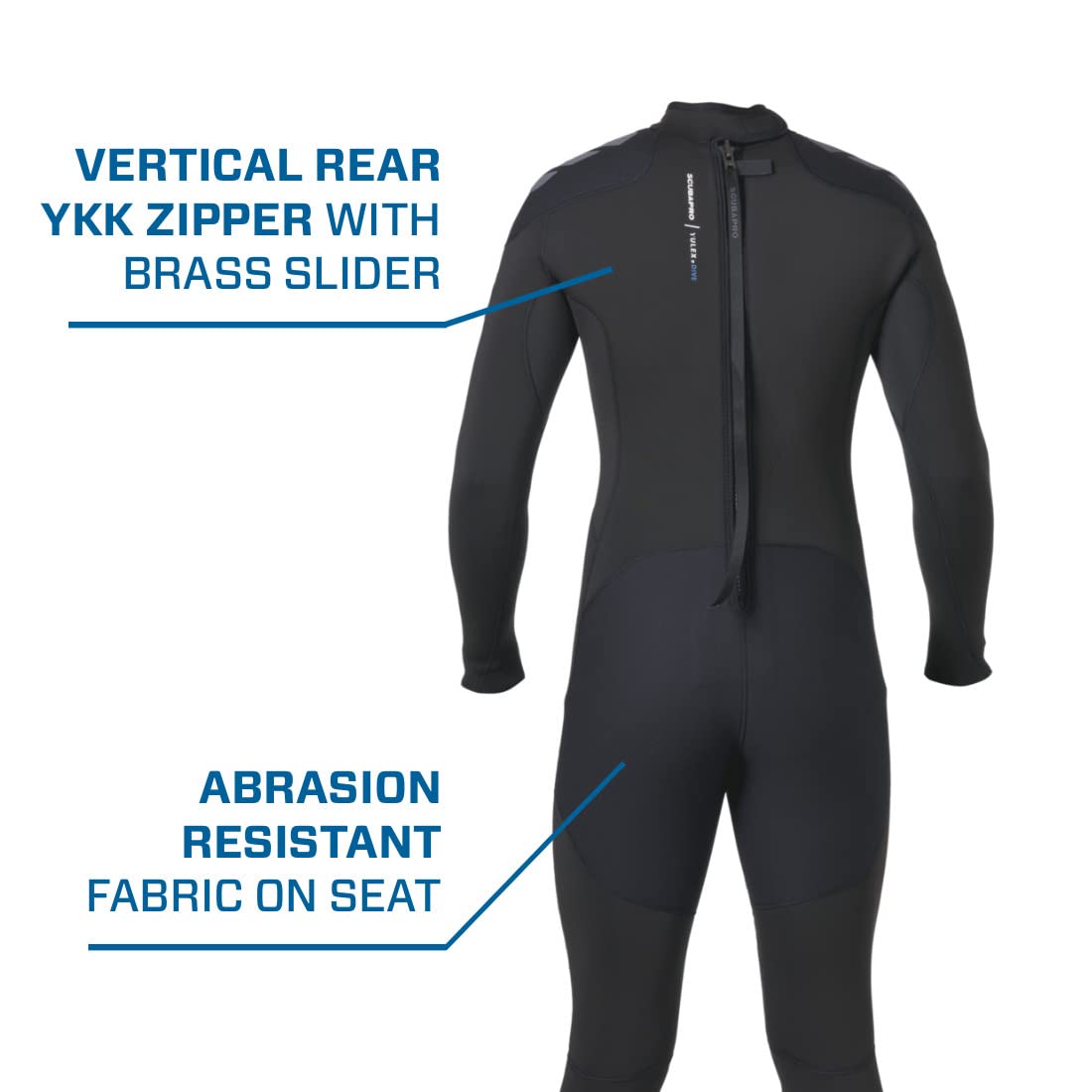 SCUBAPRO Everflex Yulex Men's 3/2mm Scuba Diving Wetsuit with Diamond Span Fleece Lining & Back Zip - Eco-Friendly Plant-Based Foam for Warmth & Comfort - Perfect for Spearfishing, Snorkeling & Cold Water Diving