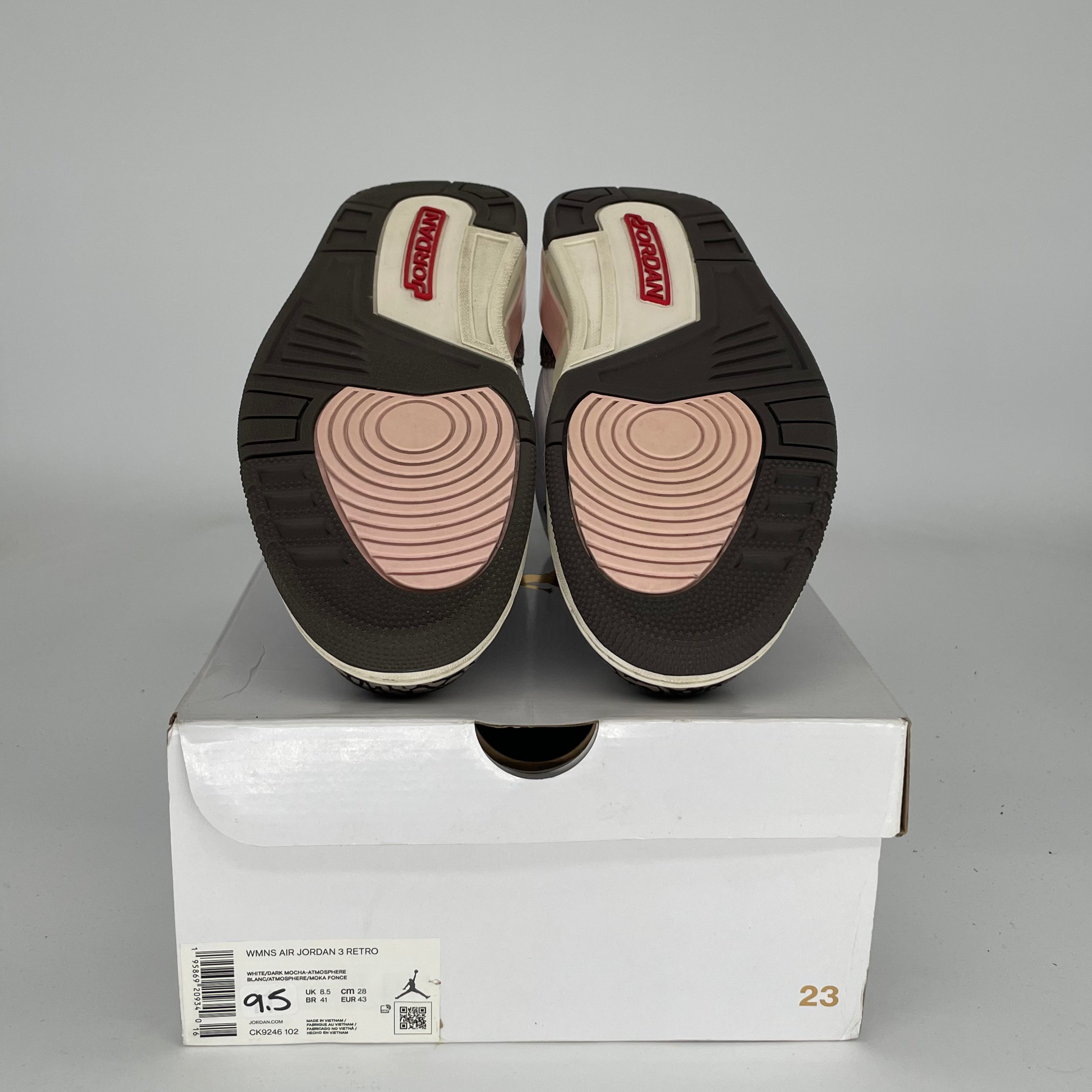 AIR JORDAN 3 NEAPOLITAN Women's Sneakers Size 9.5/11W - Style CK9246-102 | Retro Basketball Shoes for Women, Casual Streetwear & Gym Workouts