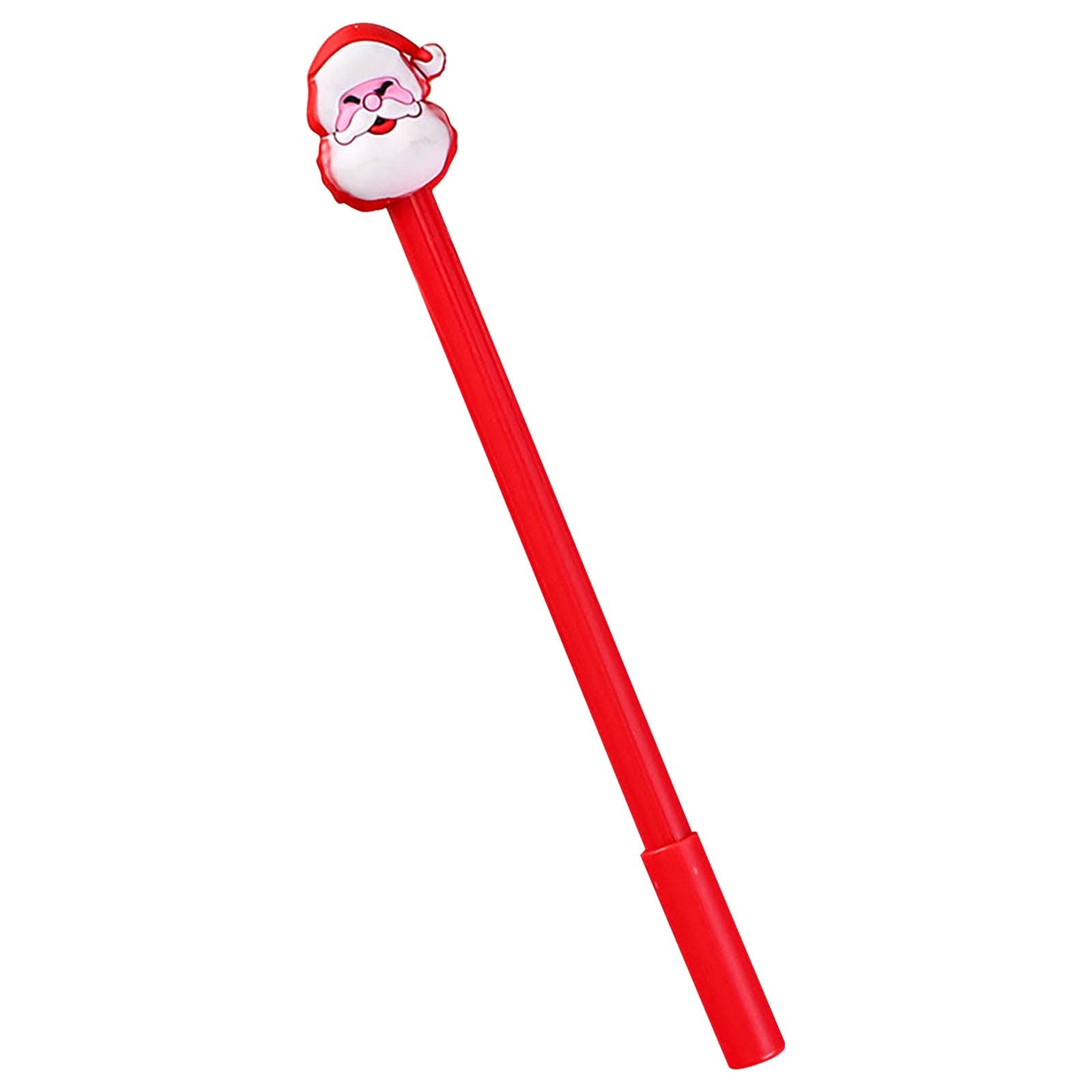 Christmas Cartoon Gel Pens for Kids - Fun Holiday Shaped Writing Pens with Ink Refills - Perfect Student Stationery Gift for School, Office & Holiday Decor (Set of 12, Assorted Designs) - Great for Christmas Stocking Stuffers, Classroom Rewards & Creative Writing