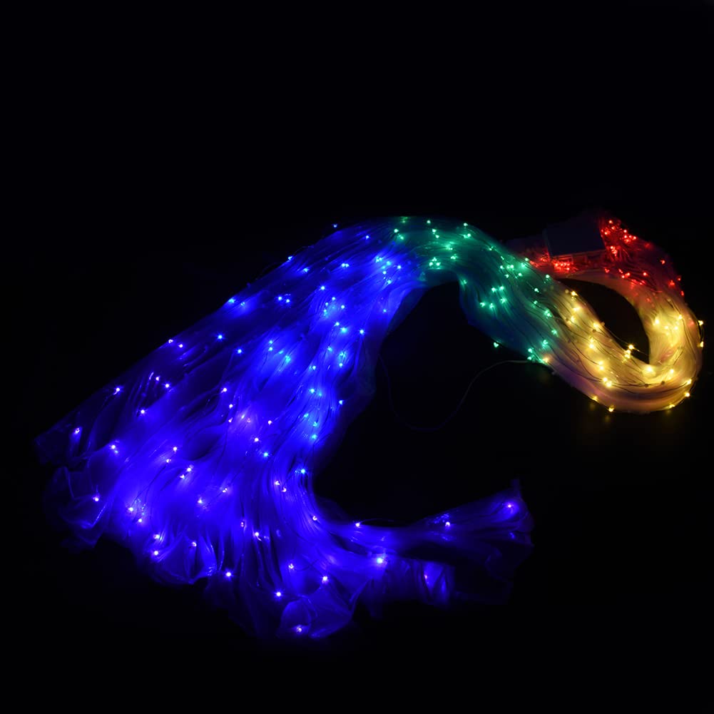 MVPACKEEY Isis Wings for Belly Dance - LED Angel Wings for Women - Light Up Fairy Wings for Halloween, Christmas - Performance Accessories - Perfect for Dance Shows, Costume Parties & Festive Events