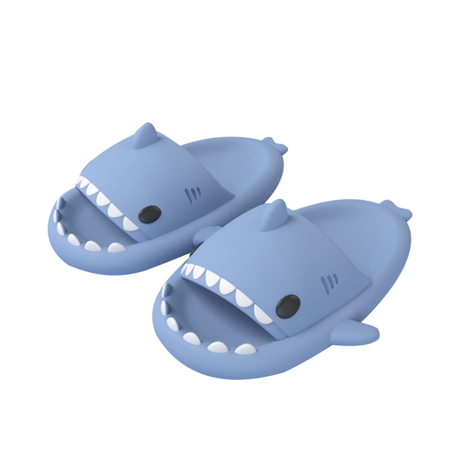 Shark Slippers for Women & Men - Cute Anti-Slip Open Toe Slides with Lightweight Sole - Summer Beach Sandals for Casual Wear, Poolside Lounging & Outdoor Relaxation