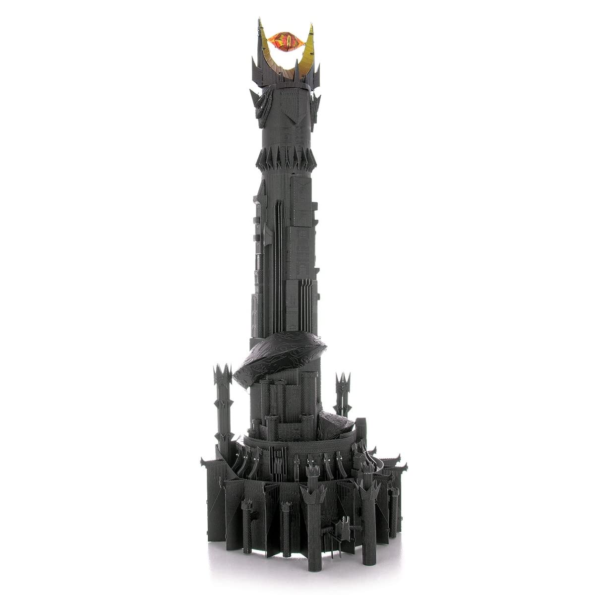 Premium 3D Metal Model Kit - Lord of The Rings Barad-Dur DIY Building Set with Tweezers | Fascinations Metal Earth Series | Collectible Gift for Adults & Teens | Perfect for Home Decor, Office Display & LOTR Fans