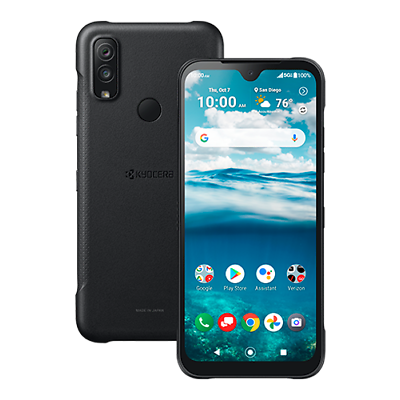 Kyocera DuraSport 5G UW 64GB Rugged Smartphone - Verizon 5G Ultra Wideband Waterproof Phone for Outdoor Adventures & Construction Work