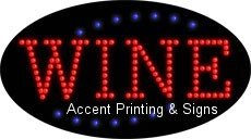 Animated LED Wine Sign - Energy Efficient & Eye-Catching Bar Decor for Home, Restaurants, and Pubs - Perfect for Parties & Nightlife Ambiance