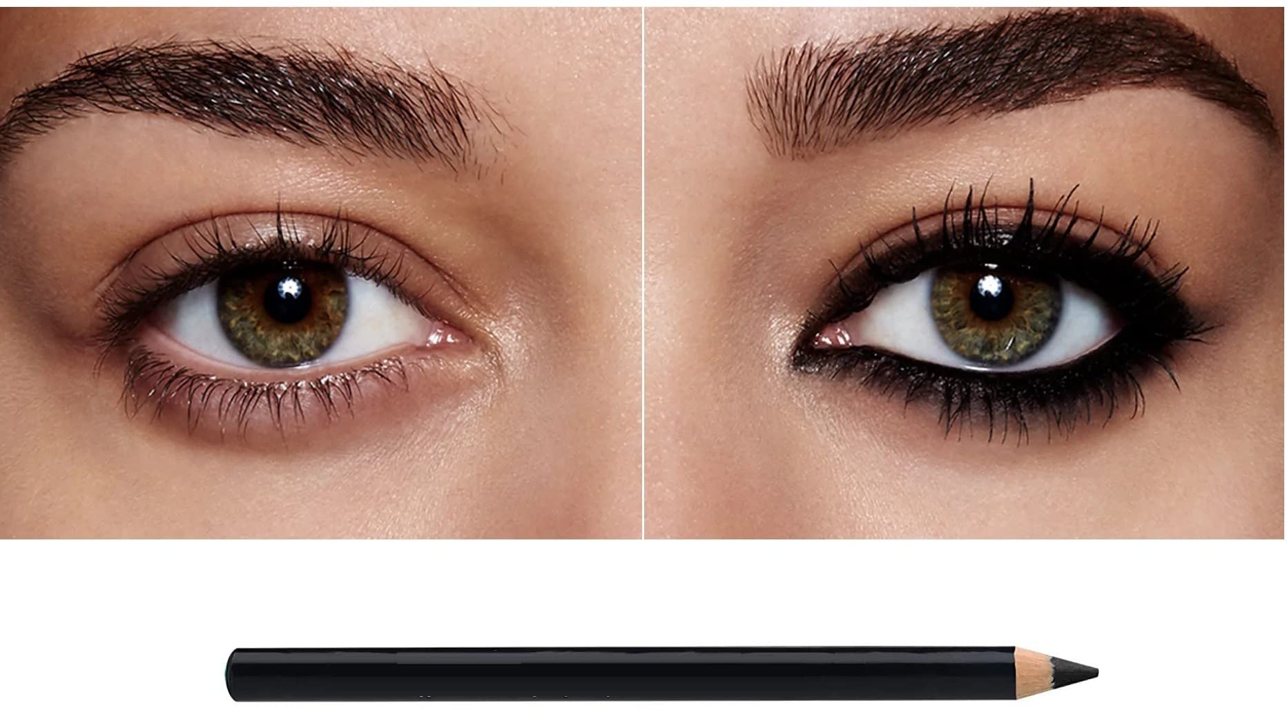 Professional Black Kajal Eyeliner - Long Lasting, Lightweight & Smudge Proof for Day & Night Makeup | Perfect for Dramatic Eyes, Winged Liner & Waterline