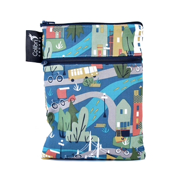 Colibri Mini Double Duty Wet Bags - Reusable Waterproof Storage for Swimsuits, Diapers & Gym Clothes | Perfect for Travel, Beach & Baby Care