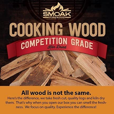 USDA Certified Kiln Dried Smoak Firewood Mini Splits - Premium Maple Wood (5-6 Inch) for Portable Pizza Ovens - 729 Cubic Inches - Perfect for Outdoor Cooking, Camping & Backyard Pizza Parties