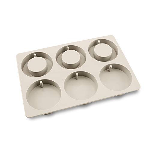 6-cavity Undetachable Round & Ring Soap Molds