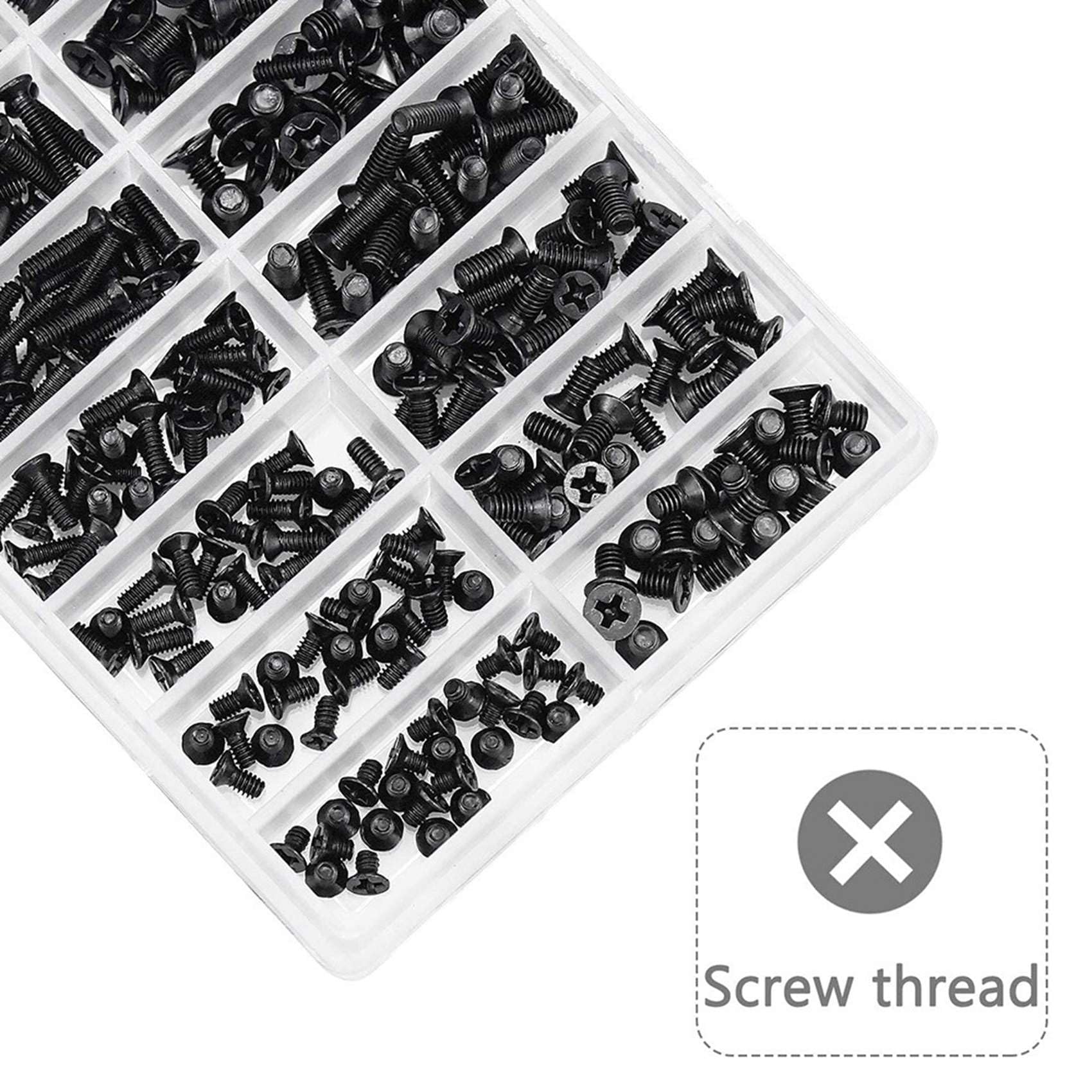 ISTOVO 710Pcs PC Screws Assorted Kit - M2 M3 M2.5 Computer Screws with HDD & M.2 SSD Screws for Laptop & PC Repair | Perfect for DIY Computer Maintenance, Hard Drive Installation, and SSD Upgrades