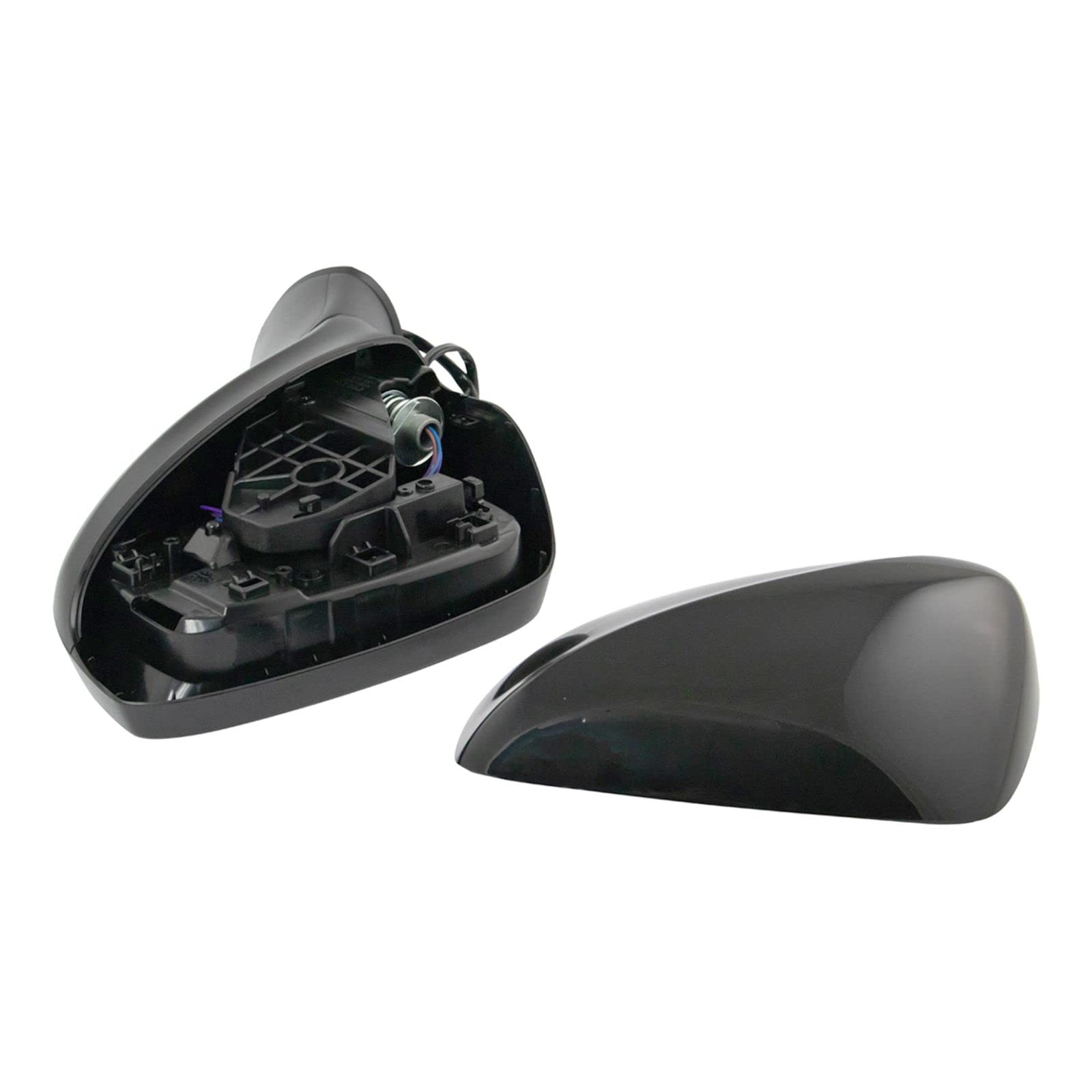 2016-2021 Mazda CX-3 Side Mirror Set - Driver & Passenger Replacement Mirrors (Non-Heated, No Housing, No Turn Signal) - Part #MA1320205 & MA1321205 - Perfect for Mirror Repair & Replacement