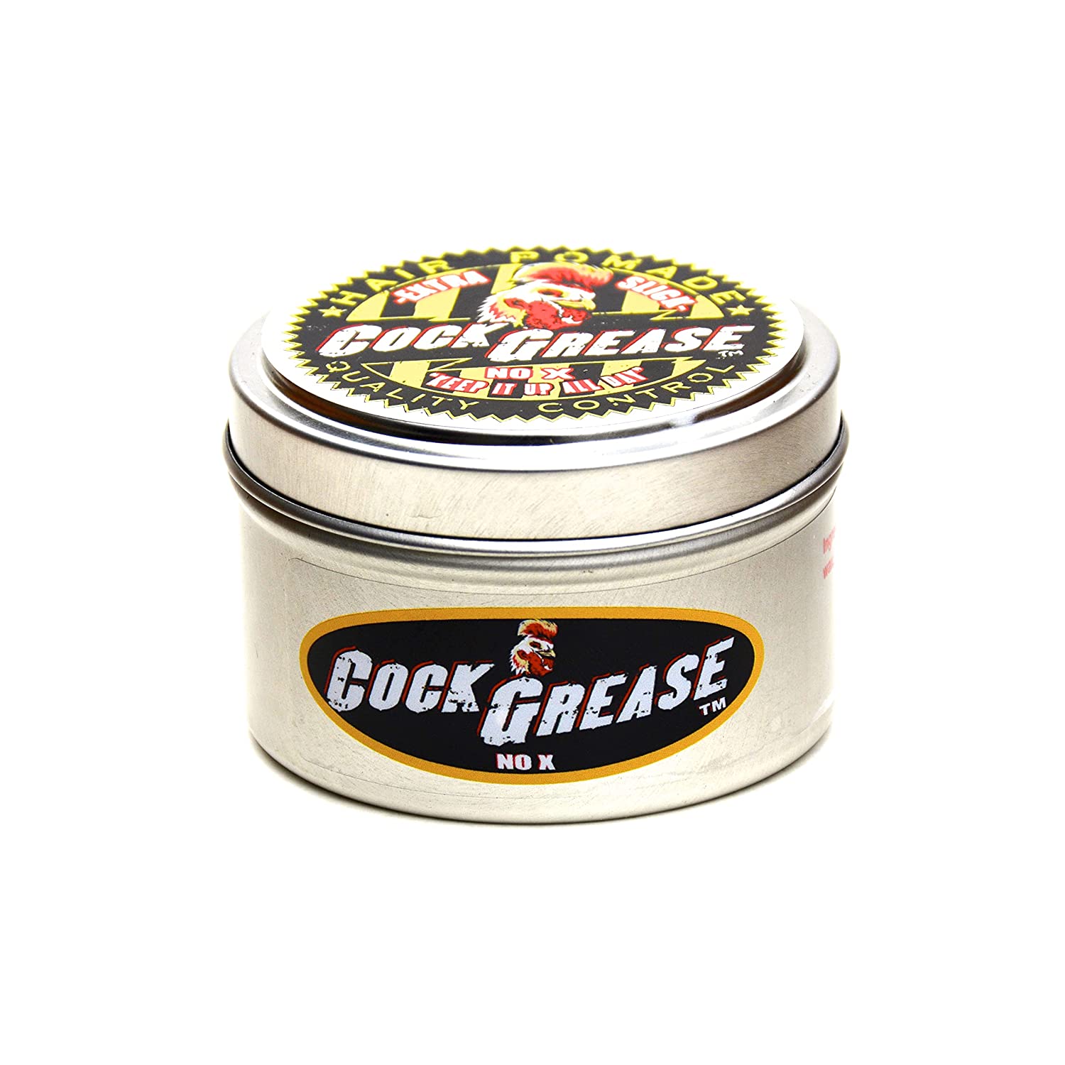 COCK GREASE Hair Pomade – Extra Slick & Shiny Hold All Day – 3.8 oz for Soft Hair, Business Looks & Wet Styles – Perfect for Work, Parties & Special Events