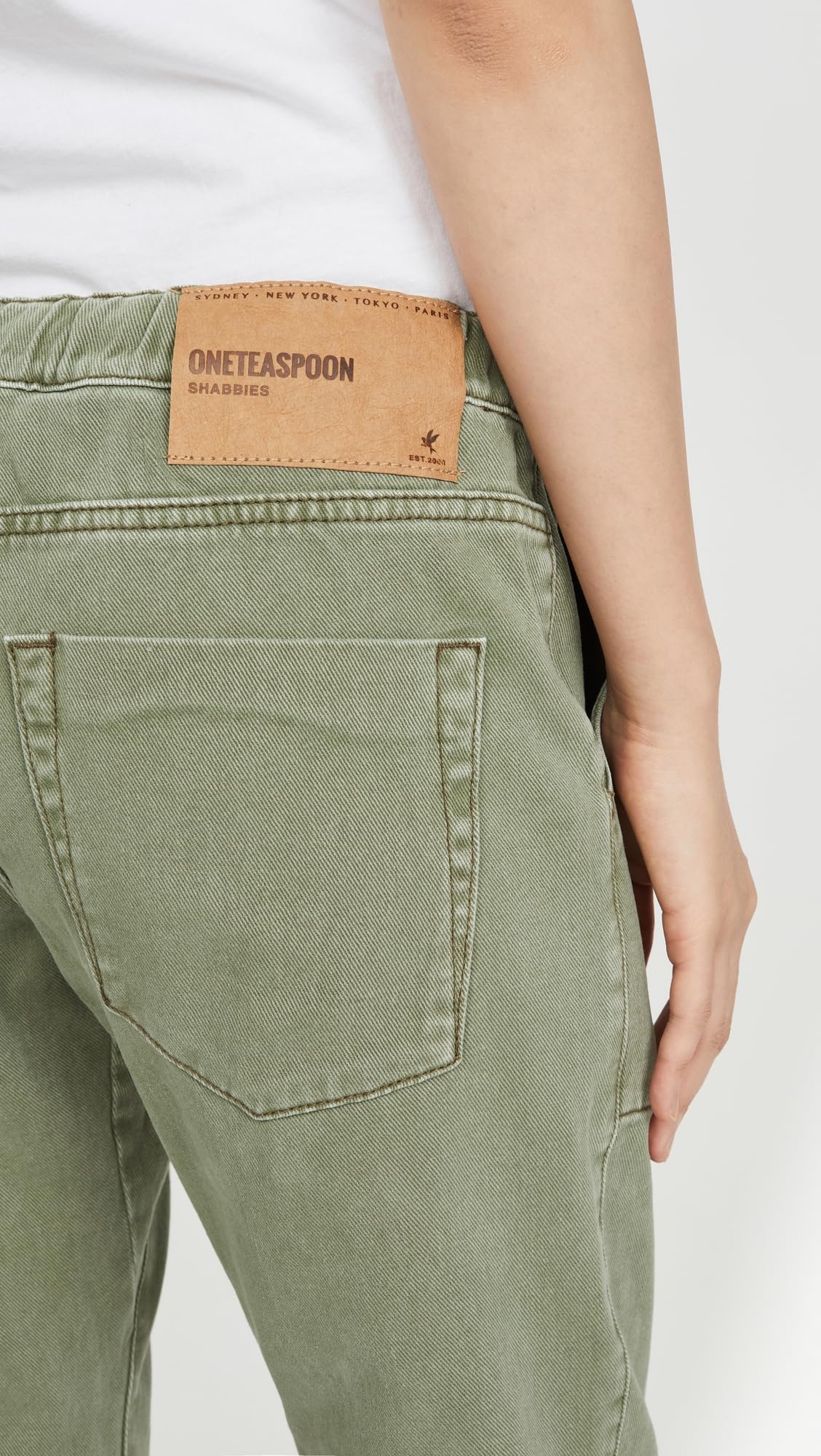 One Teaspoon Women's Shabbies Drawstring Boyfriend Jeans - Distressed Denim Pants for Casual Wear, Street Style & Weekend Outfits