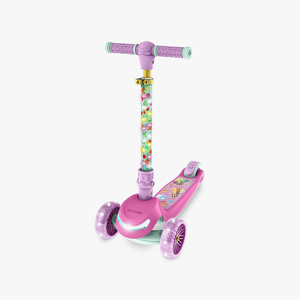 3 Wheel Deluxe Light Up Kick Scooter for Kids - Disney/Paw Patrol Edition - LED Wheels & Adjustable Handlebar - Perfect for School, Park & Neighborhood Rides