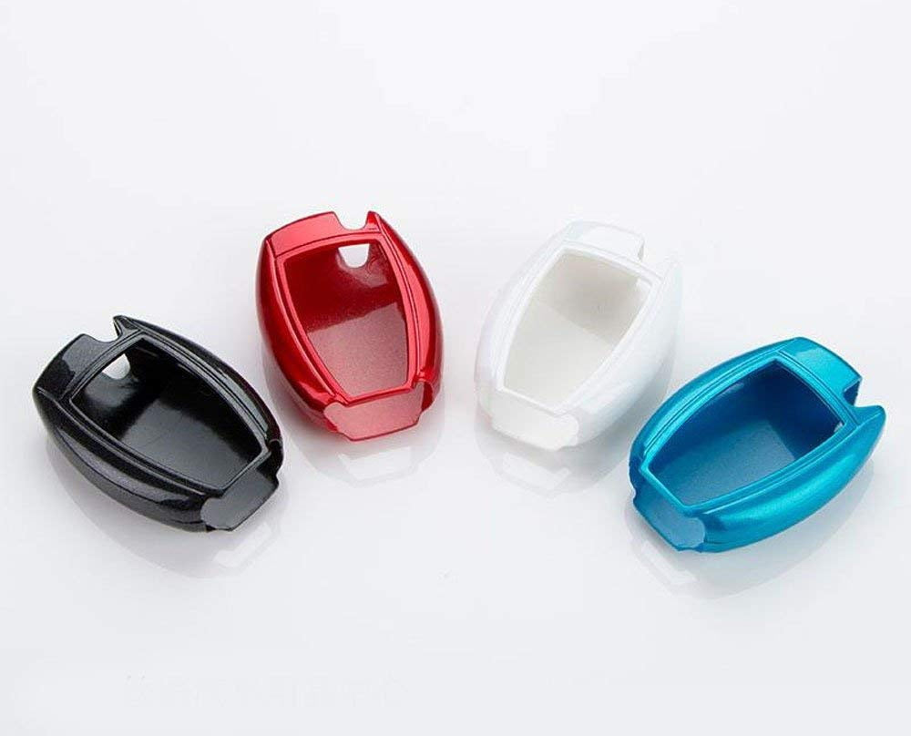 Premium Glossy Blue Replacement Smart Key Fob Shell for Mercedes C-Class, E-Class, S-Class, M-Class - Exact Fit, Durable Protection (Perfect for Key Replacement, Customization & Enhanced Style)