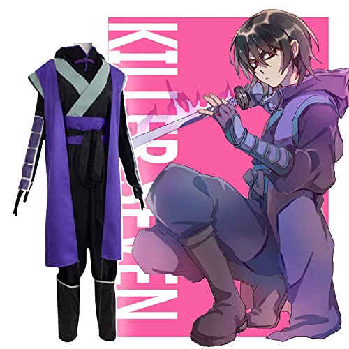 Anime Scissor Seven Killer Seven Cosplay Hoodie - Pullover Hooded Sweatshirt for Halloween & Comic Con Costumes | Adult Anime Outfit for Fans & Collectors
