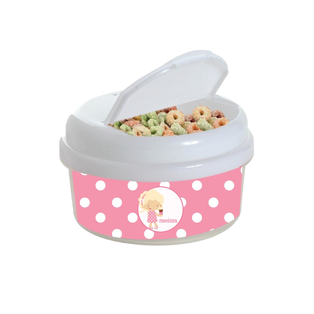 Insulated Ice Cream Snack Container for Girls - Perfect for School Lunches, Picnics & Summer Treats