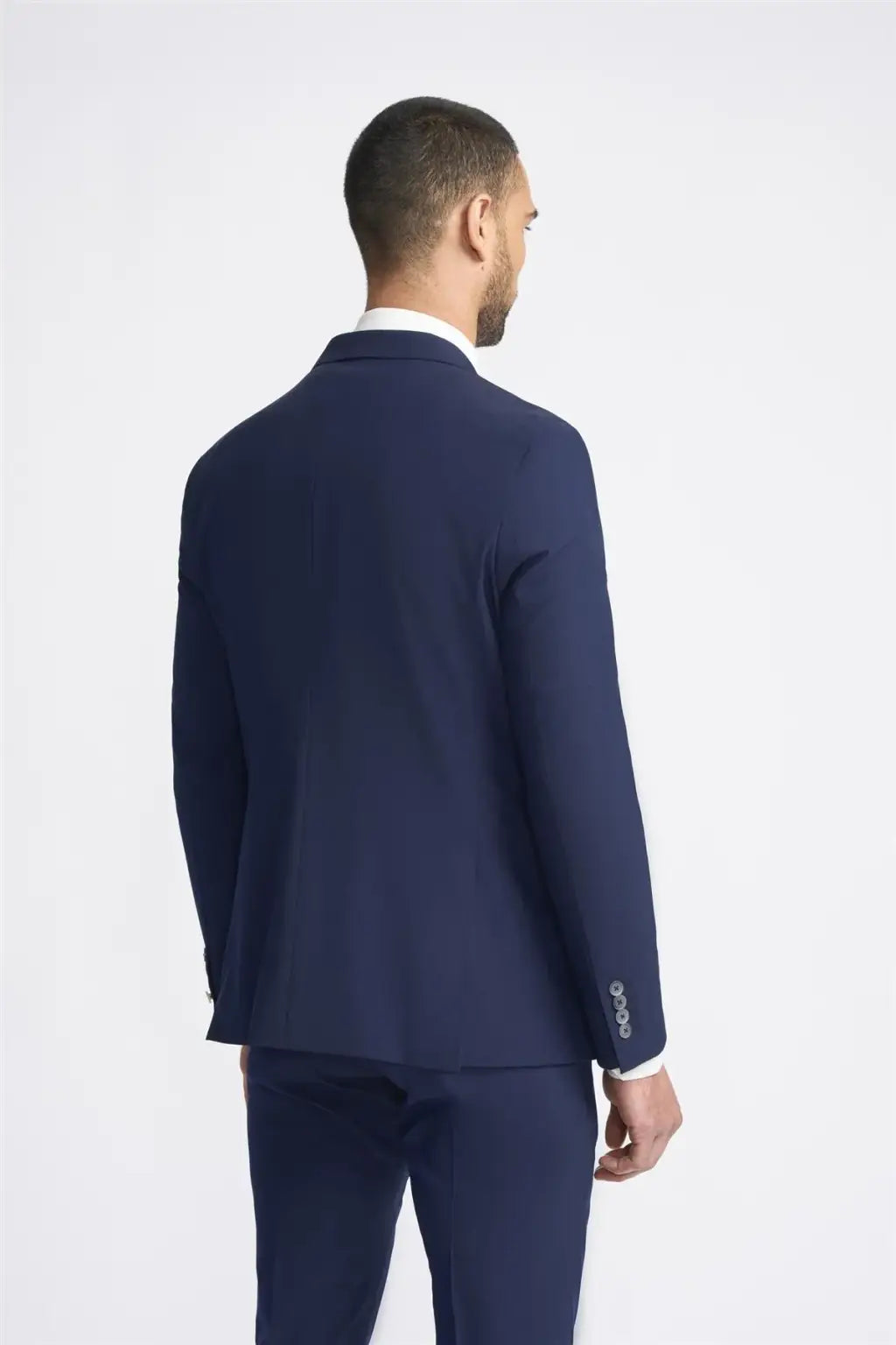 Premium Cavani Victorious Double Breasted Navy Blazer for Men - Slim Fit Business Suit Jacket - Perfect for Office, Weddings & Formal Events
