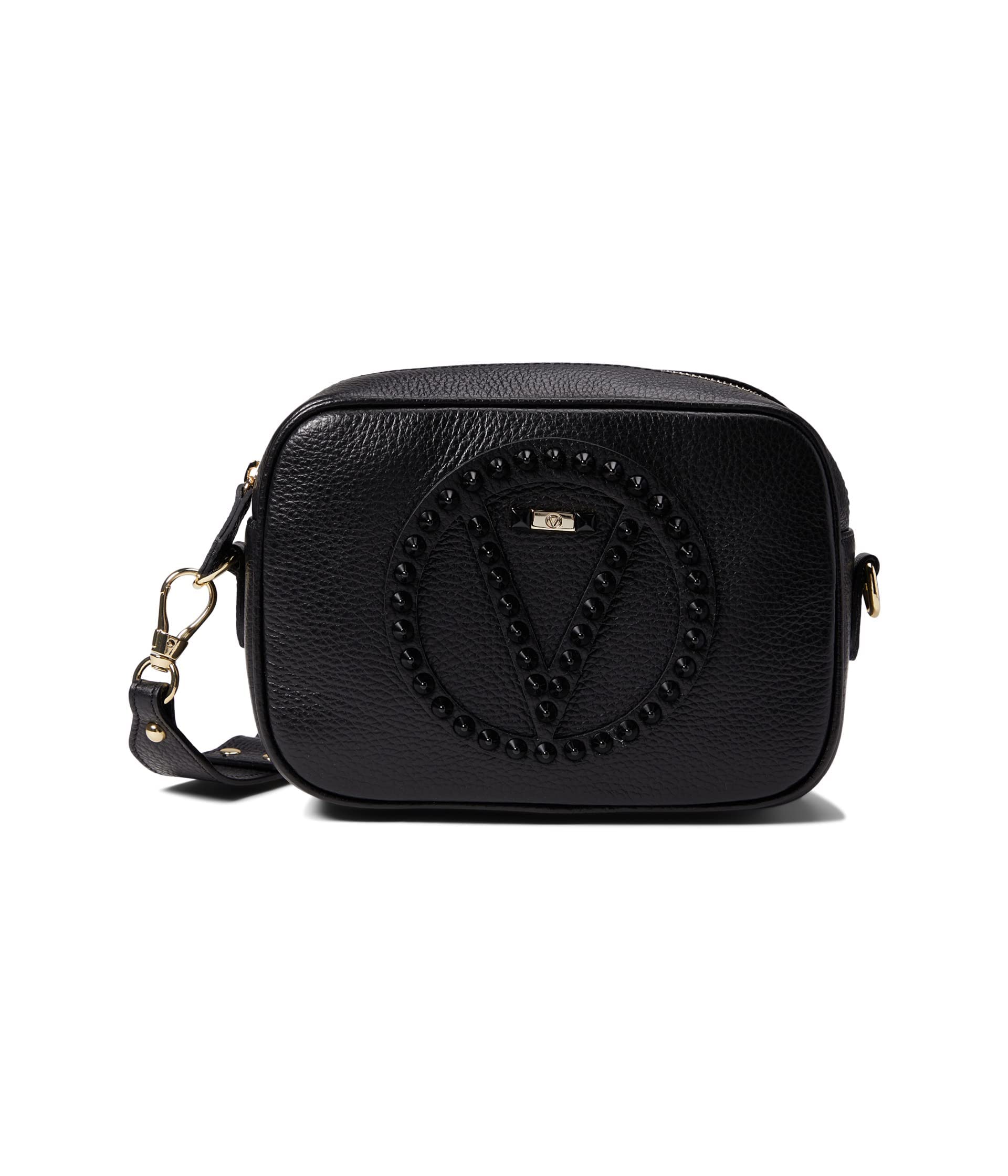 Valentino Handbags for Women | Mario Valentino Mia Rock Crossbody Bag | Perfect for Work, Travel & Evening Events
