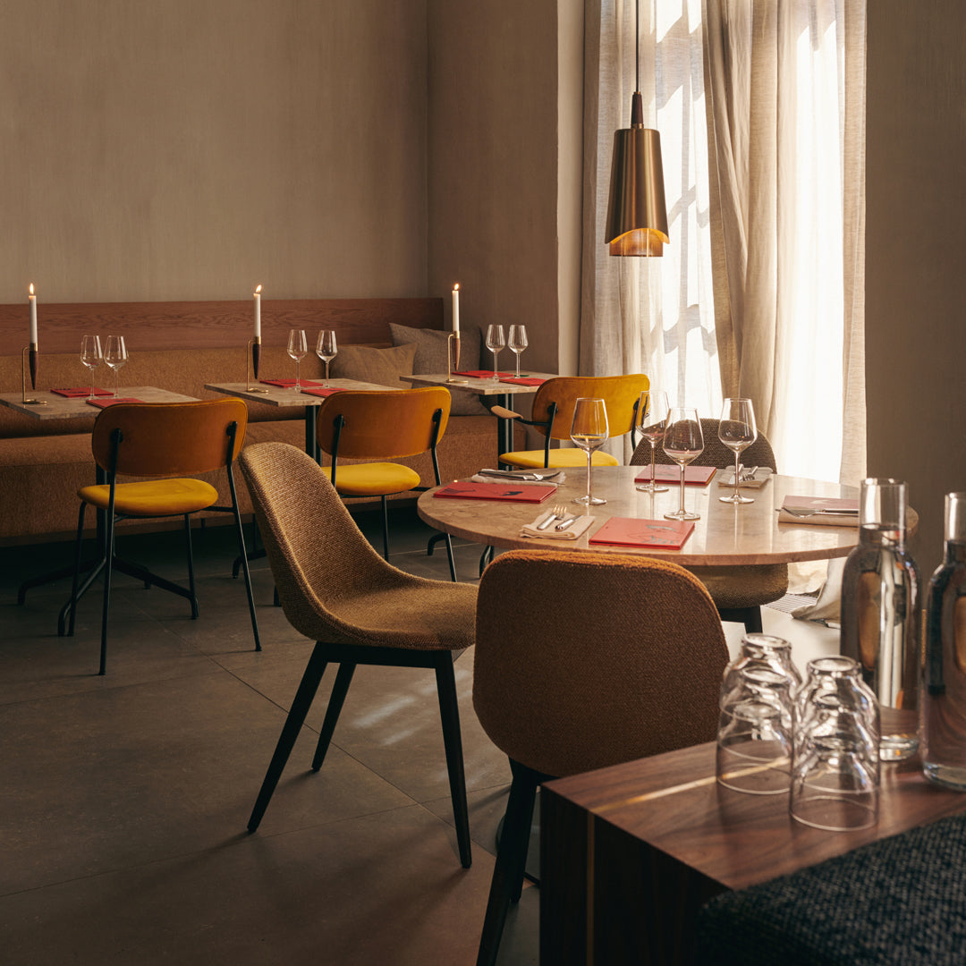 Co Dining Chair - Fully Upholstered Modern Dining Chair for Kitchen, Dining Room & Restaurant | Comfortable & Stylish Seating Solution