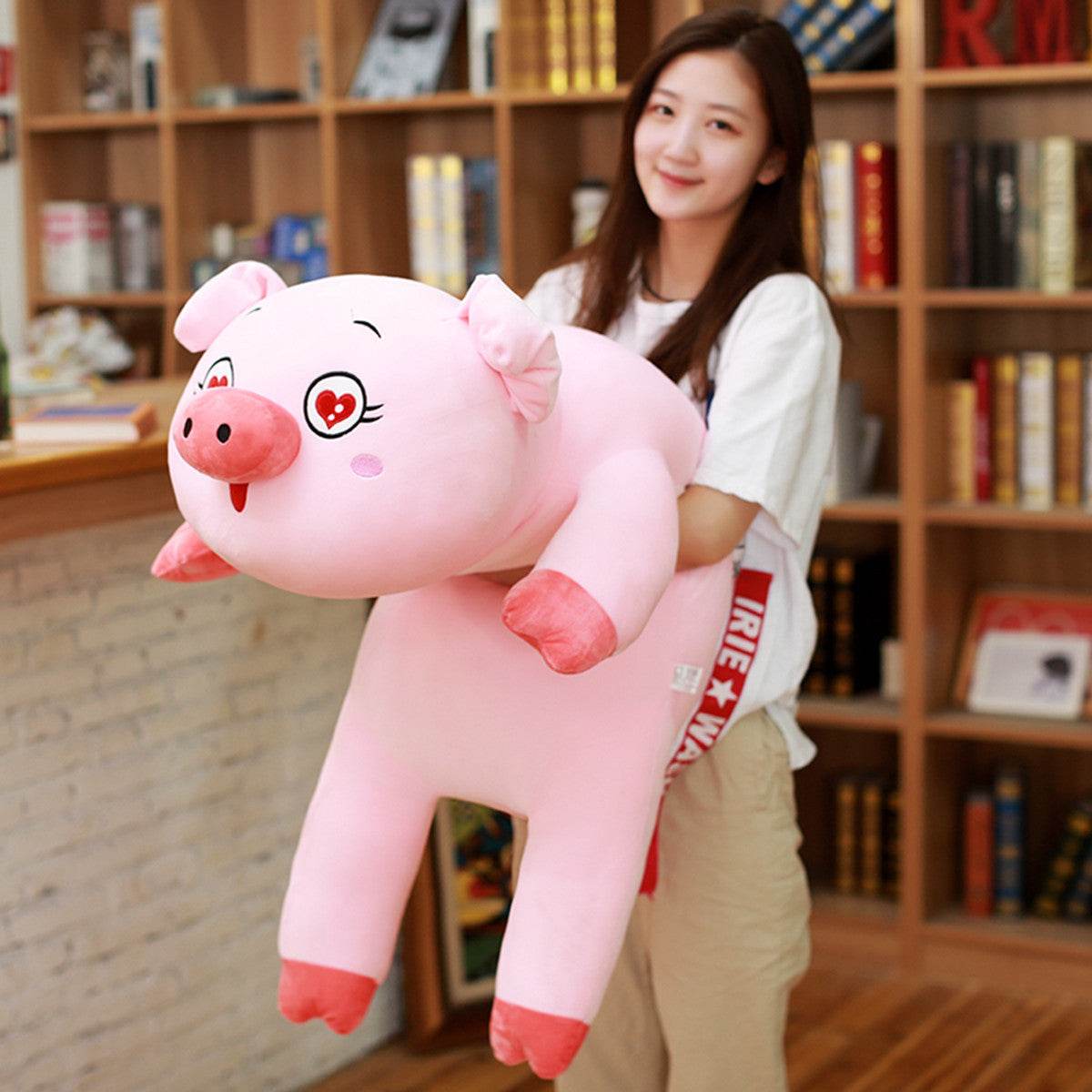 Jeju Jumbo Squishy Piggy Plushie - Super Soft Large Stuffed Animal Toy for Kids & Adults | Perfect for Cuddling, Stress Relief, Home Decor and Gift Giving