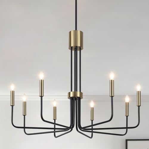 8 Light Black and Gold
