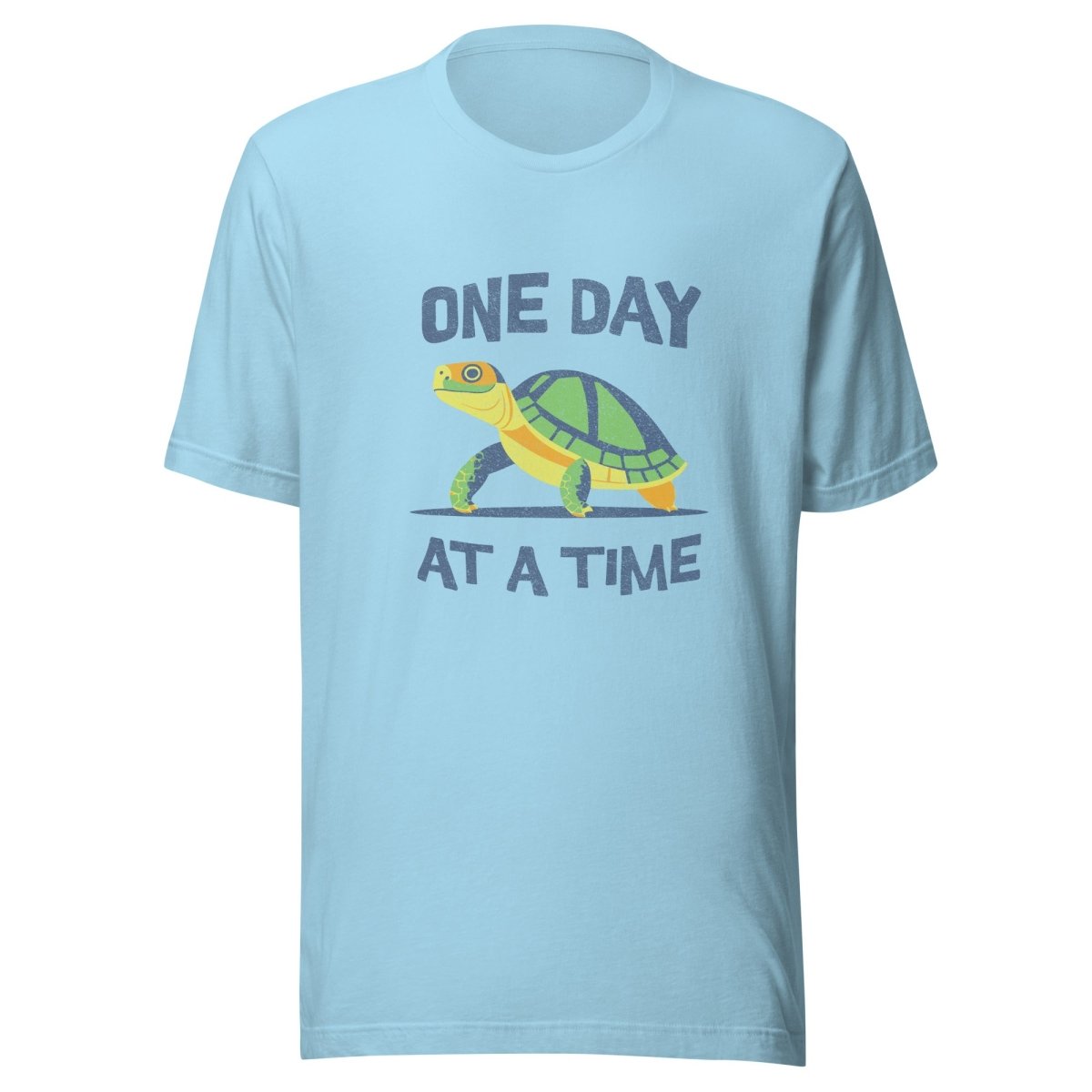 Steady Journey Turtle Tee - Inspirational Sobriety Shirt for Addiction Recovery | Motivational Gift for AA Meetings & Daily Encouragement