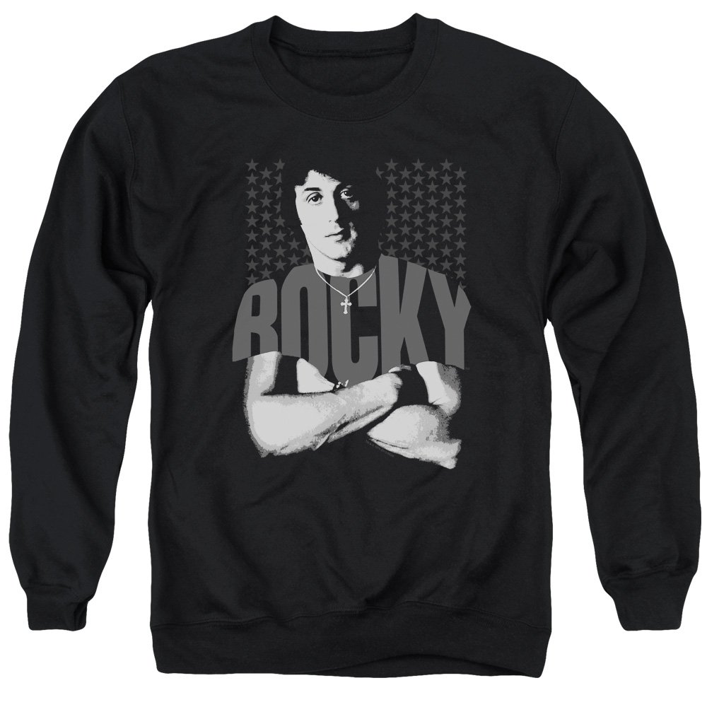 Rocky Unisex Crewneck Sweatshirt for Men & Women - Comfortable Casual Pullover for Everyday Wear, Gym, and Outdoor Activities